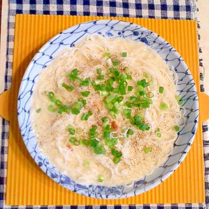 素麺のカルボナーラ レシピ 作り方 By テツオ63 楽天レシピ 素麺のカルボナーラ レシピ 作り方 By テツオ63 楽天レシピ